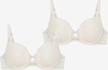 TRIUMPH Bügel-BH ' Wild Rose Sensation ' in Weiß: Vorderseite