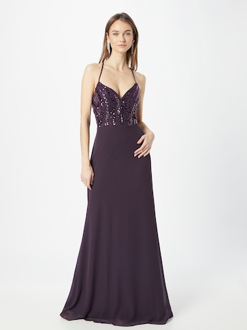 STAR NIGHT - Vestido de noche en lila: frente