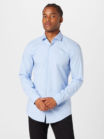 Slim fit Camicia 'Kason' di HUGO in blu: frontale