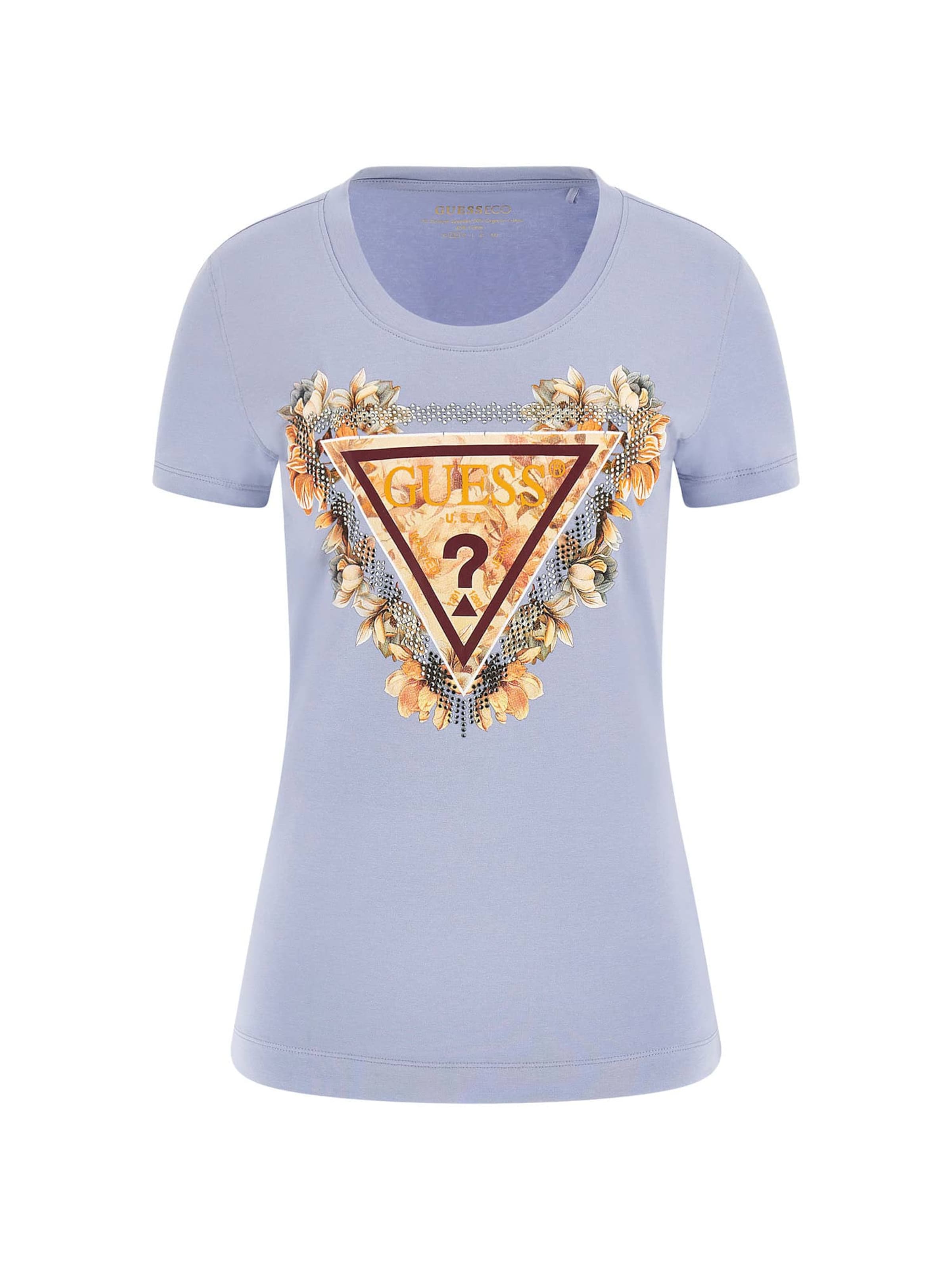 GUESS T-Shirt in Blau: Vorderseite