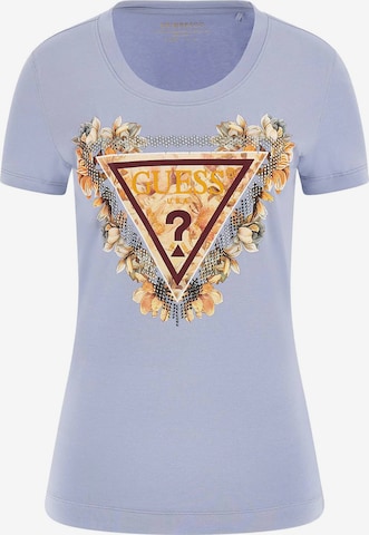 GUESS T-Shirt in Blau: Vorderseite