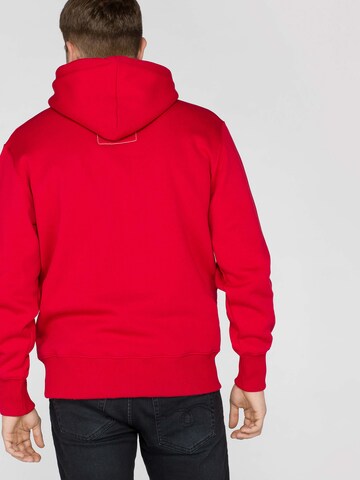 ALPHA INDUSTRIES - Sweatshirt em vermelho