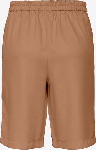 PIECES Loosefit Shorts 'Tally' in Braun