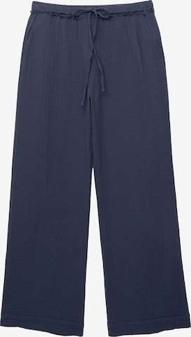 Pull&Bear Wide Leg Housut värissä sininen: etupuoli