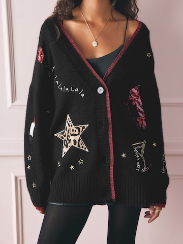 Rockett St GeorgeŠiroki kardigan - crna boja