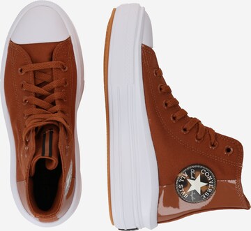 CONVERSE Sneakers hoog 'Chuck Taylor All Star Move' in Bruin