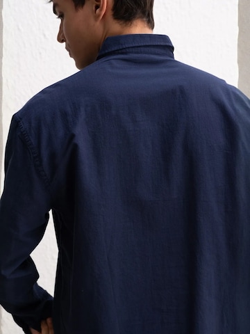 Giesto Comfort fit Overhemd in Blauw