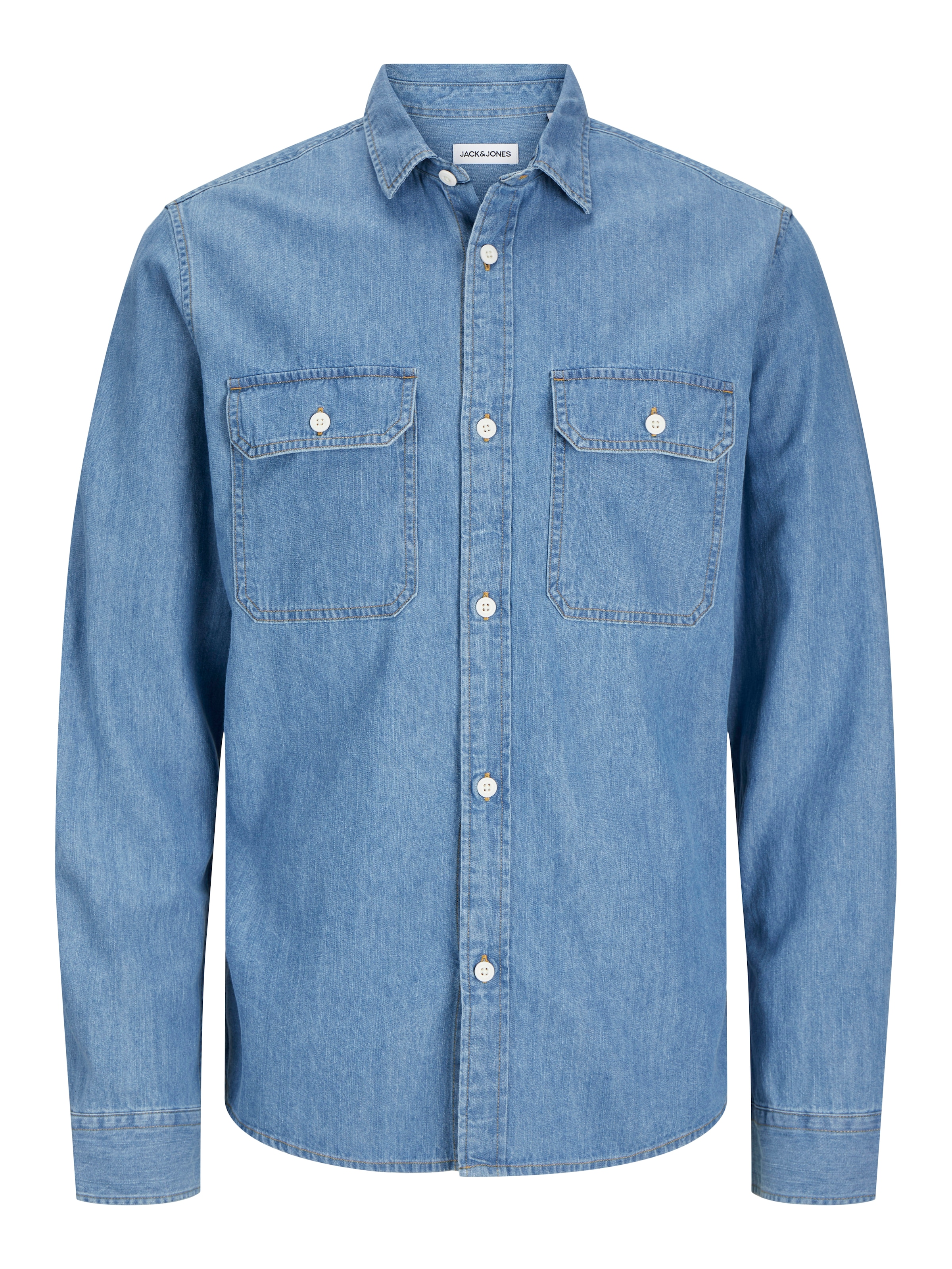 JACK &amp; JONES - Ajuste regular Camisa &#x27;JJETravis&#x27; en azul: frente