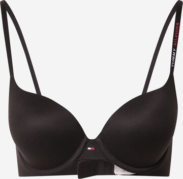 Tommy Hilfiger Underwear Push-up Σουτιέν σε μαύρο: μπροστά