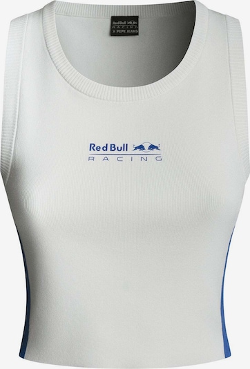 Red Bull Racing x Pepe Jeans Tops en tricot 'Red Bull Racing x Pepe Jeans' en azur / bleu foncé / blanc cassé, Vue avec produit