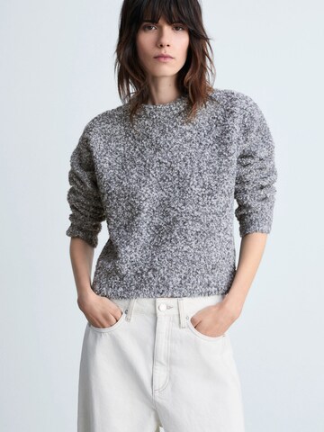 Pull-over 'RUCULA' MANGO en gris : devant