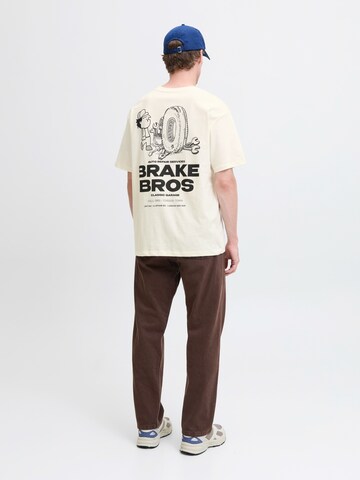 JACK & JONES Футболка 'JORBRAKE' в Белый