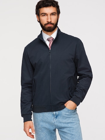 Ombre Between-Season Jacket in Blue: front