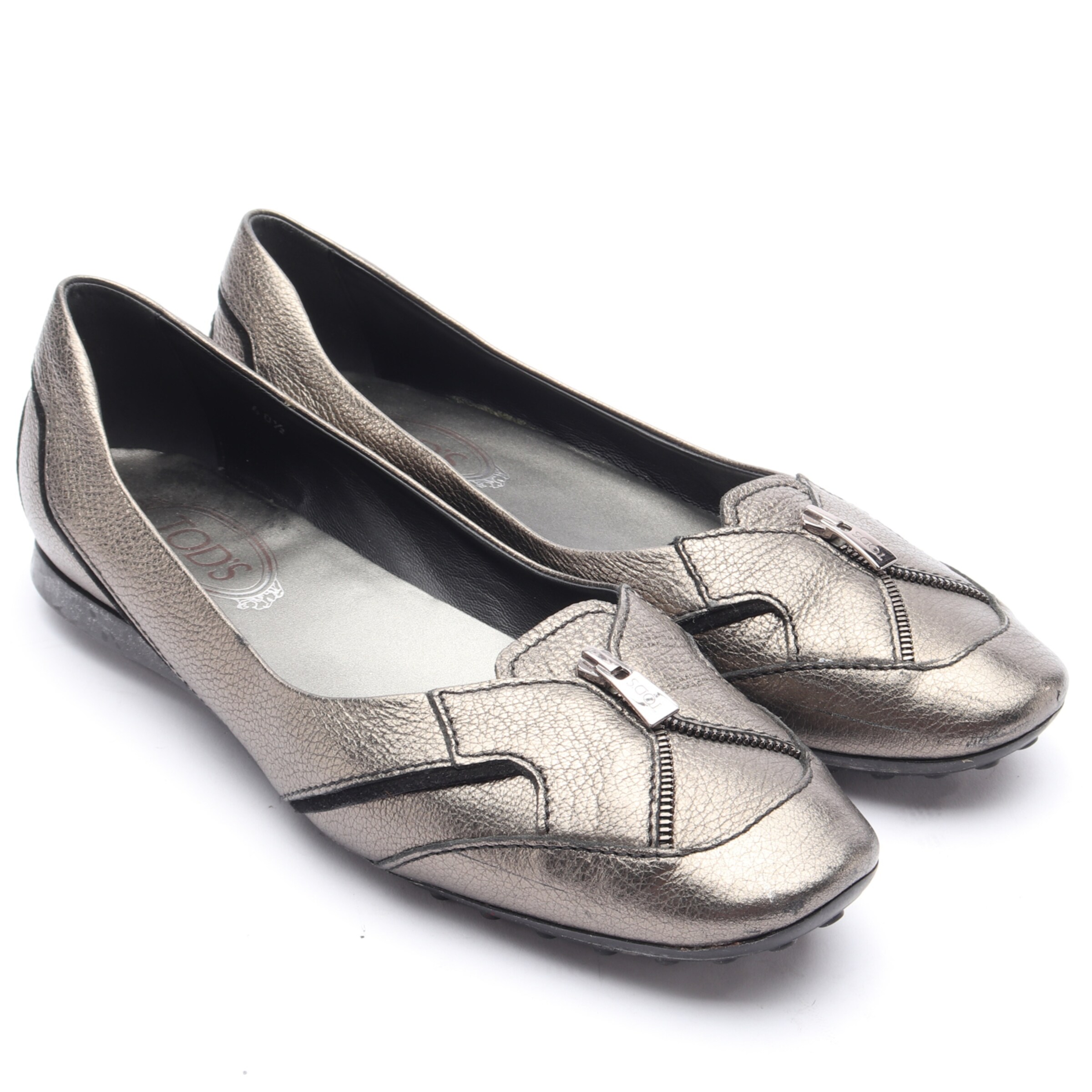 Tod's Halbschuhe 40,5 in Schwarz: Vorderseite