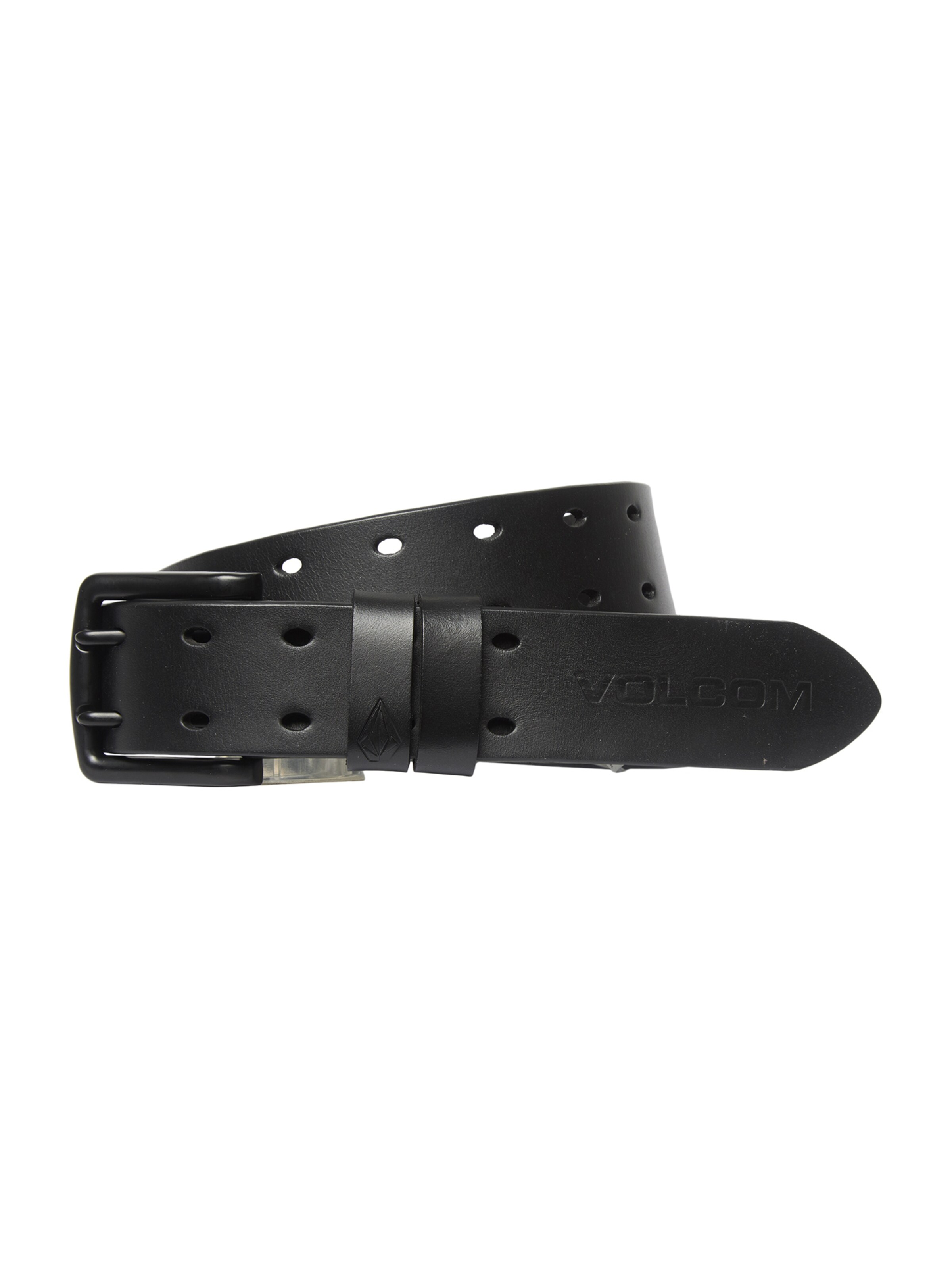 Volcom Gürtel 'Two Spike' in Schwarz: Vorderseite