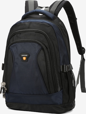 Zaino di Aoking in blu: frontale