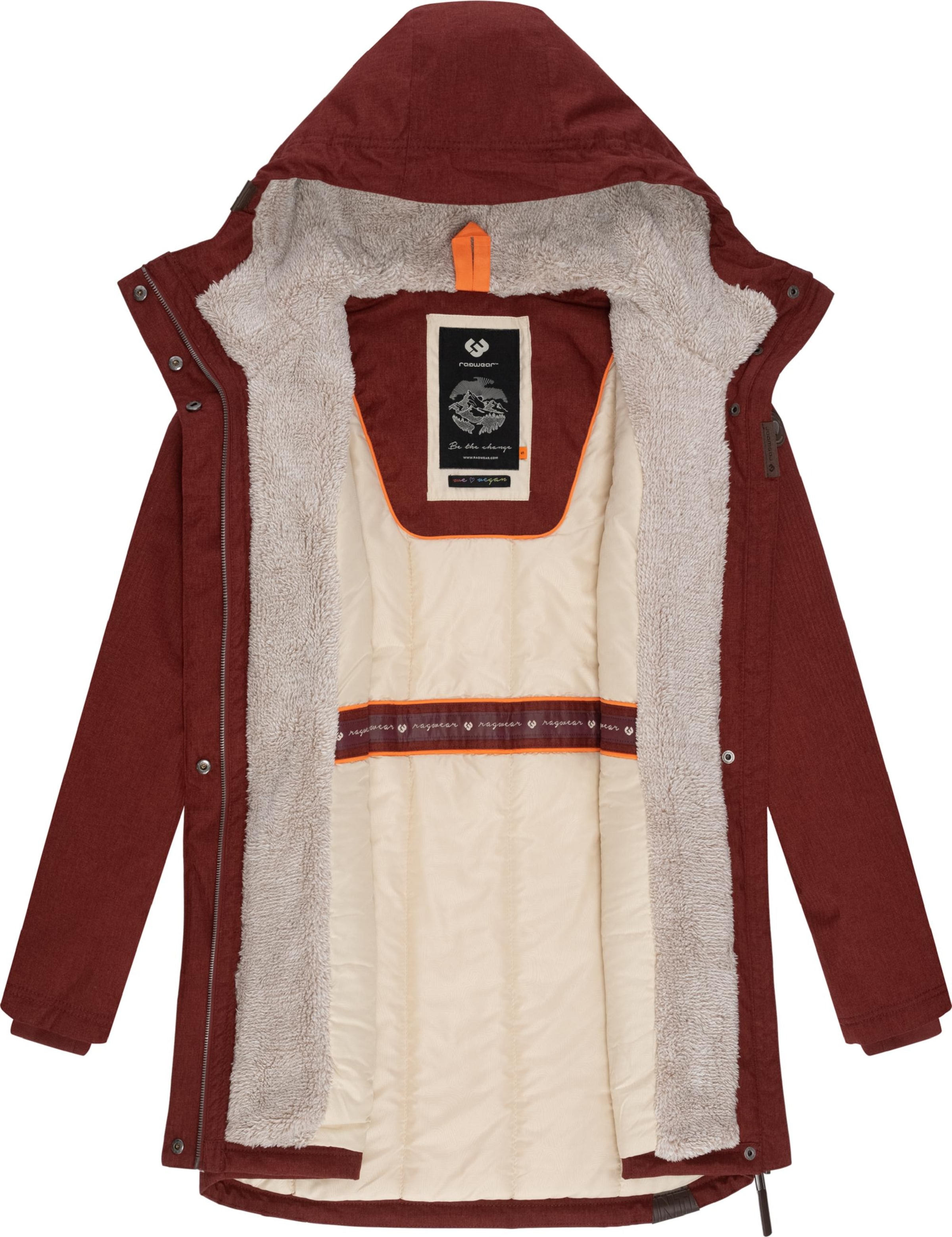 Ragwear Raincoat 'Elsie' in Red