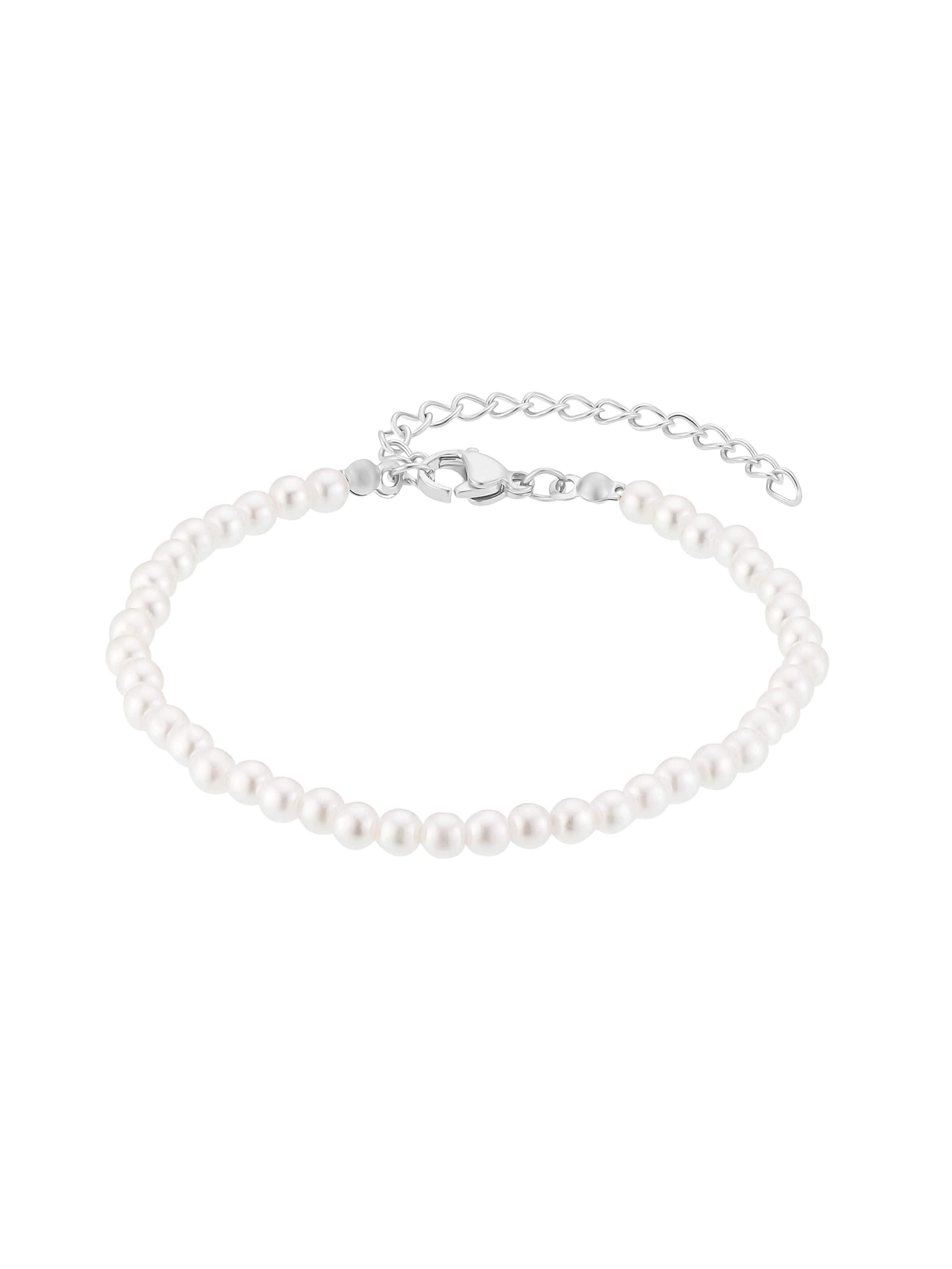 Heideman Armband 'Juliane' in Weiß: Vorderseite