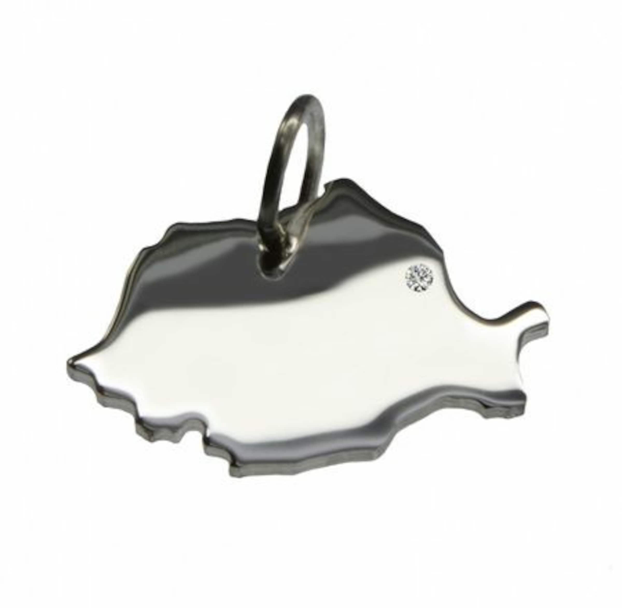Schmuckador Pendant in Silver: front
