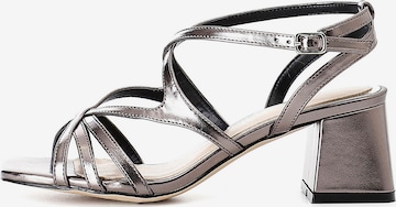 CAFè NOIR Décolletté in Silber: Vorderseite