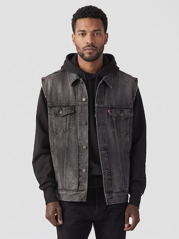 LEVI'S ® Vest 'TRUCKER' in Black: front