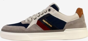 REDSKINS Sportlicher Schnürschuh 'Lerma-Sneaker aus Leder' in Grau: Vorderseite