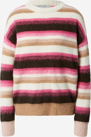 comma casual identity Sweater in Pink: front