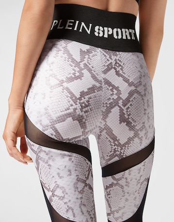 Plein Sport - Skinny Calças de desporto em cinzento