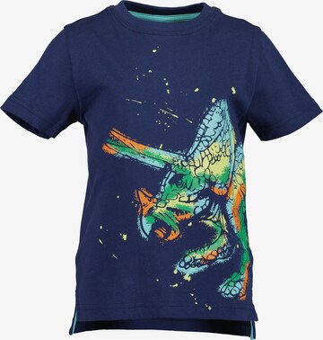 T-Shirt BLUE SEVEN en bleu : devant