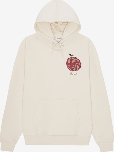 Les Deux Sweatshirt 'Orchard' in S in Beige / Light beige / Dark green / Cherry red, Item view