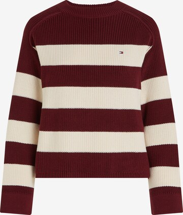 Pull-over TOMMY HILFIGER en rouge : devant