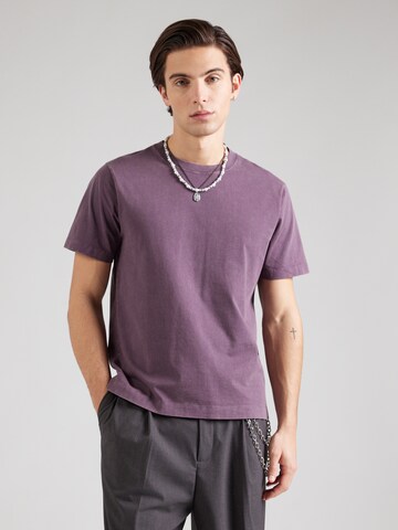 Abercrombie & Fitch Тениска 'CLASSIC' в лилав: отпред