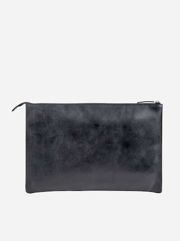 NEGOTIA Leather Laptoptas 'Notion 14 inch' in Zwart