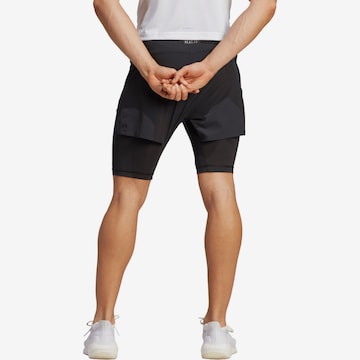 Regular Pantalon de sport 'Heat.Rdy Hiit Elevated 2-In-1' ADIDAS PERFORMANCE en noir