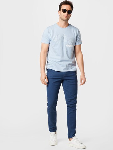 OVS T-Shirt 'JEEP' in Blau