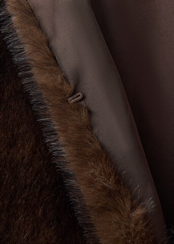 MANGO Between-season jacket 'BRUNA' in Brown: front