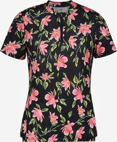 Rukka Functioneel shirt 'Ranevo' in de kleur Groen / Pink / Zwart, Productweergave