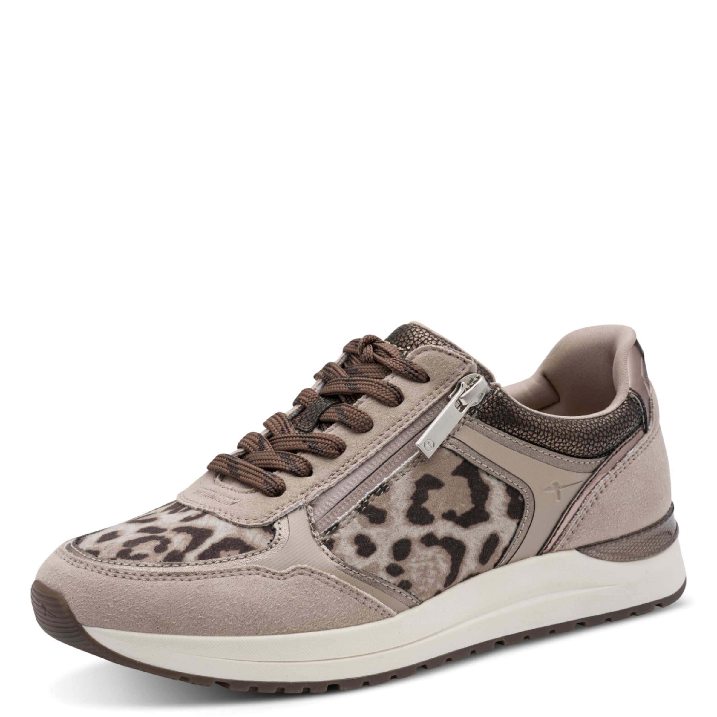 Sneaker low pe 36 Tamaris pe maro / gri taupe / negru, Vizualizare produs