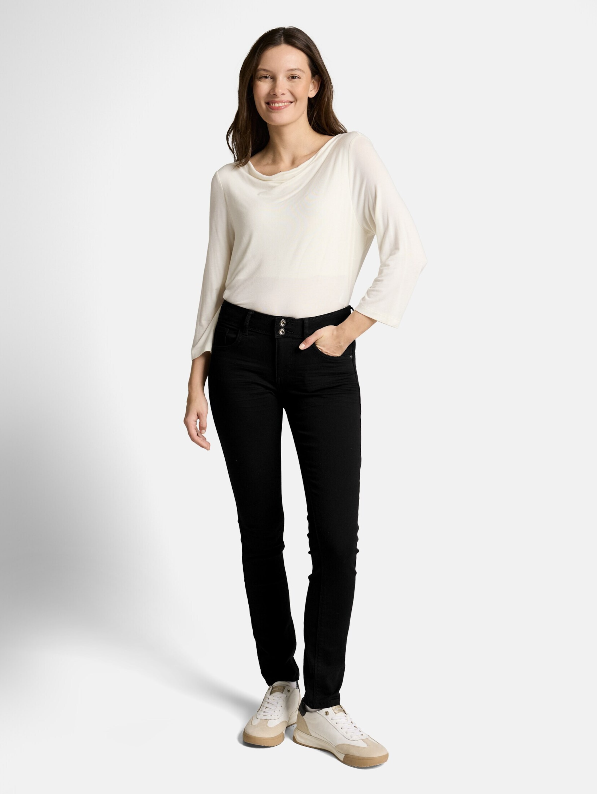 TOM TAILOR Skinny Jeans 'Alexa' in Black