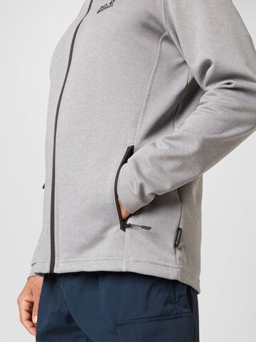 JACK WOLFSKIN Funktionsfleecejacke 'Horizon'' in Grau