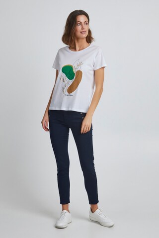 Fransa Shirt 'FEFRESH' in Weiß