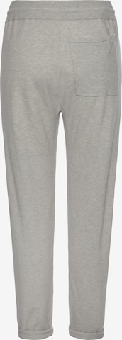 LASCANA Tapered Pants in Grey