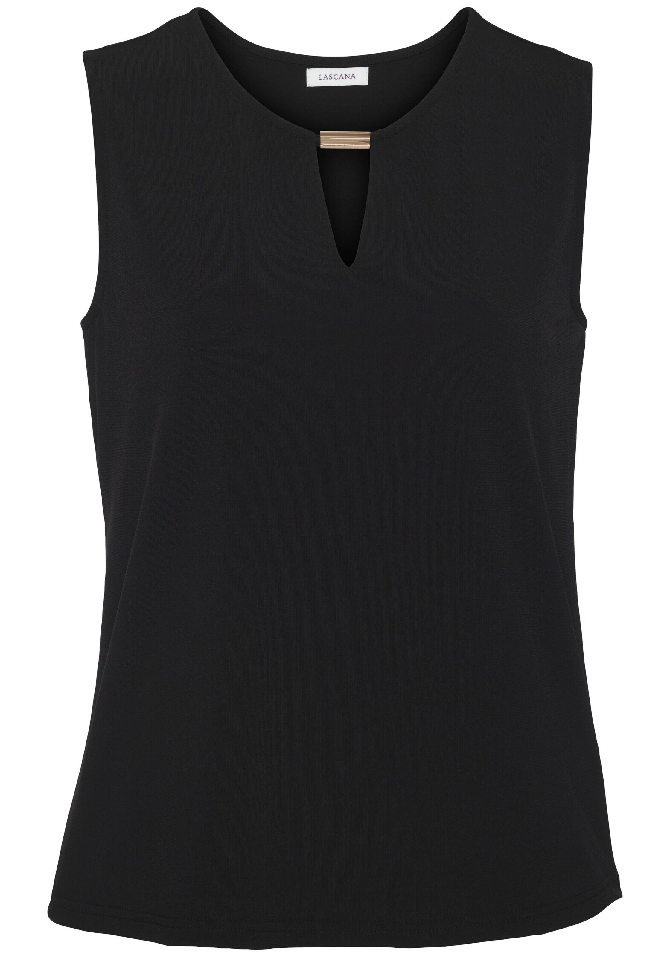 LASCANA Top in XS in schwarz, Produktansicht