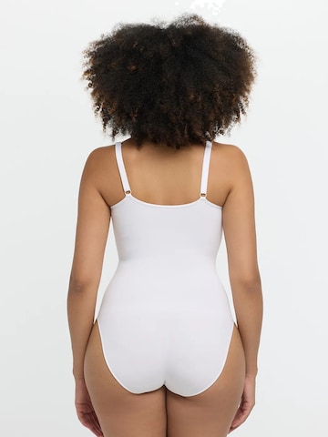 Body modellante di cfab in bianco