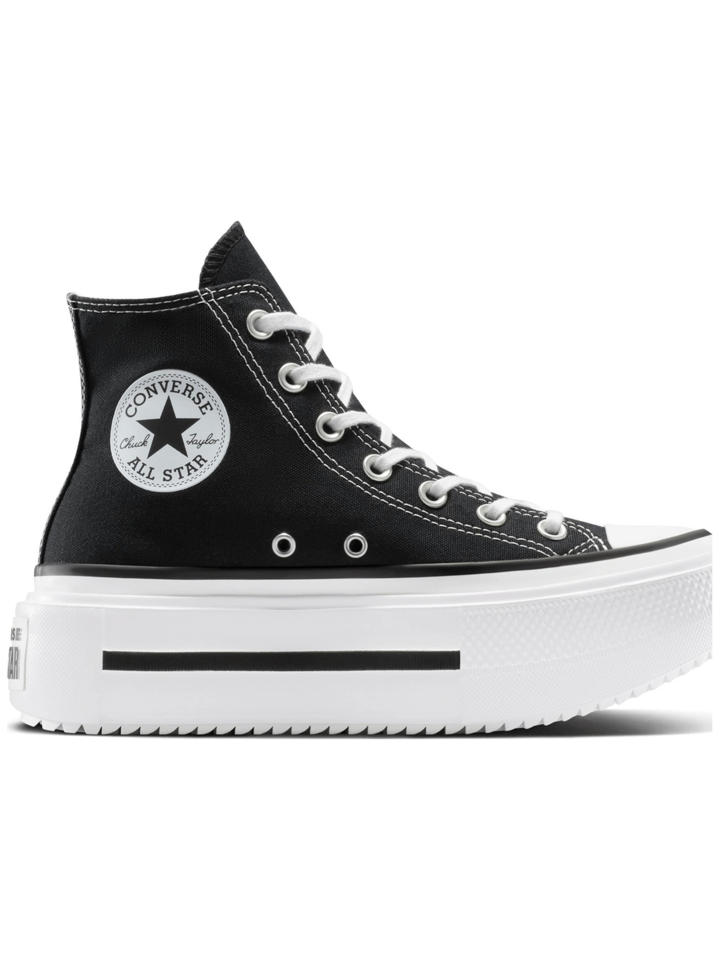 CONVERSE - Zapatillas deportivas altas 'Converse Chuck Taylor All Star Lift Double Stack' en negro: frente