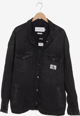 Calvin Klein Jeans Jacket & Coat in XXL in Grey: front