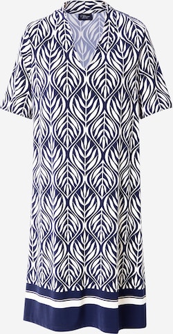 Rochie de la s.Oliver BLACK LABEL pe albastru: față