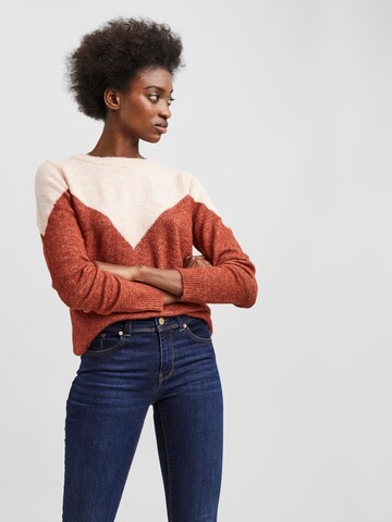 VERO MODA Sweater 'Plaza' in Red: front