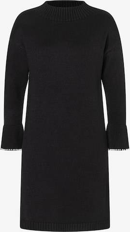 MORE & MORE Strickkleid in Schwarz: Vorderseite