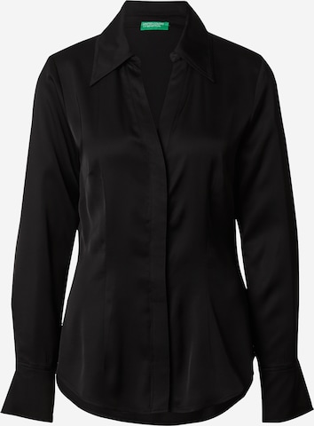 Camicia da donna di UNITED COLORS OF BENETTON in nero: frontale